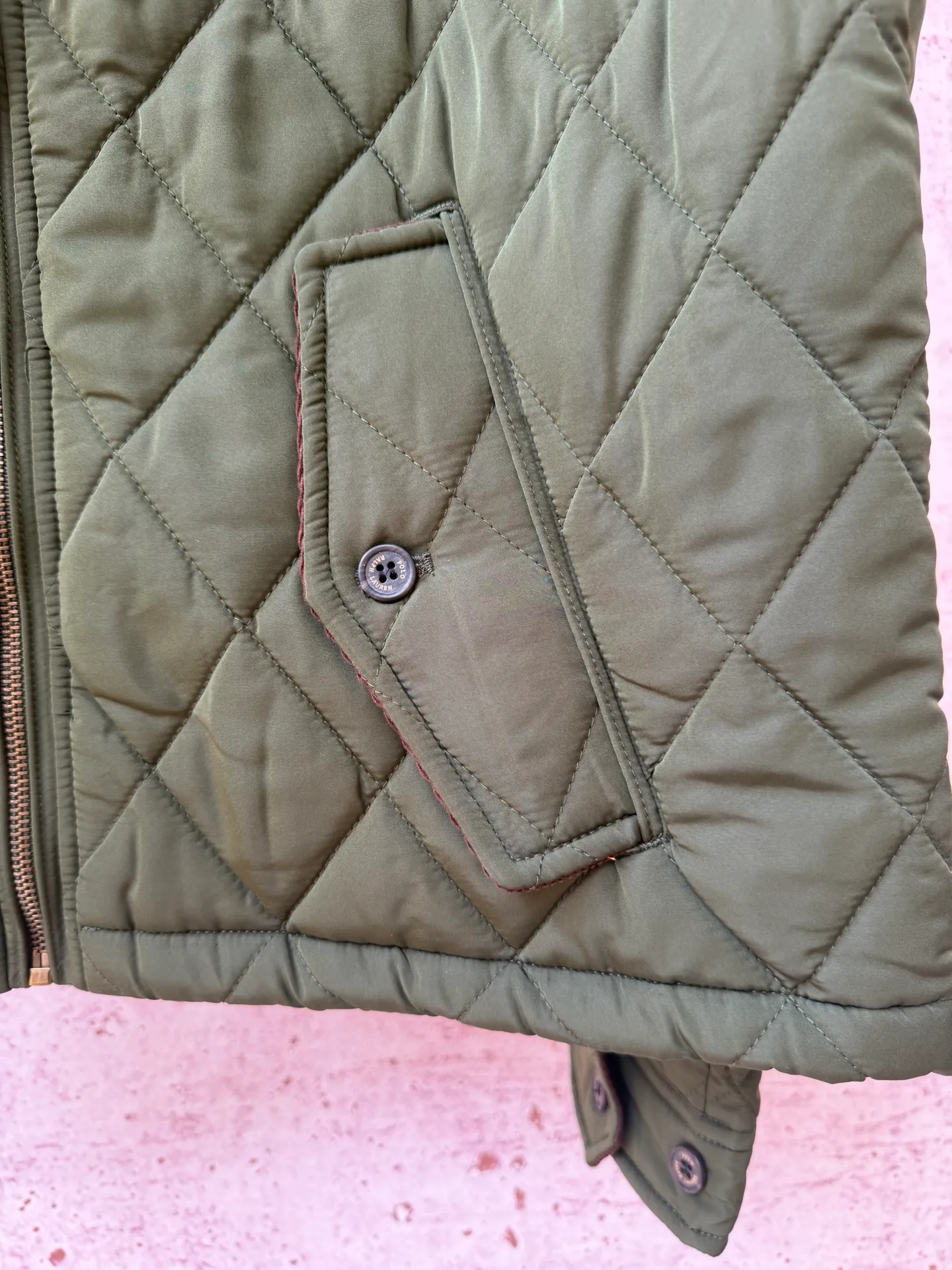 P420 Raff's new diamond-shaped plaid workwear cotton jacket, customized hardware accessories, fine workmanship inside and outside to maintain the original details, simple version, old money style, casual matching, workmanship details restored, diamond-shaped grid stitching inside and outside, fixed, first choice for autumn wear, full of details
